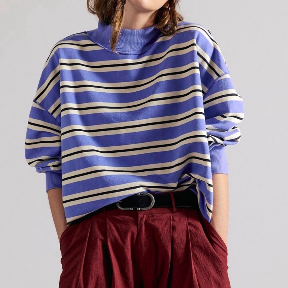 Palm Springs Striped Pullover